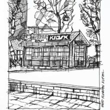 Grudziądz rysunek tuszem