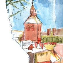 Grudziądz w akwareli Andrzeja Bączkowskiego Grudziądz w akwareli Andrzeja Bączkowskiego