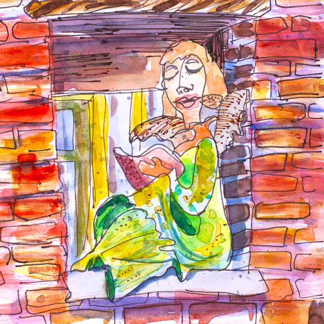 Rysunki z humorem, ilustracje, szkice, anioły